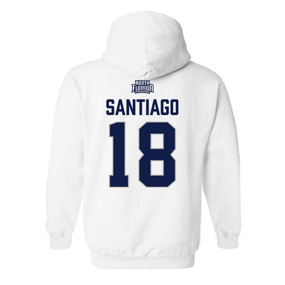 UNF - NCAA Women's Volleyball : Julianna Santiago - Classic Shersey Hooded Sweatshirt-1