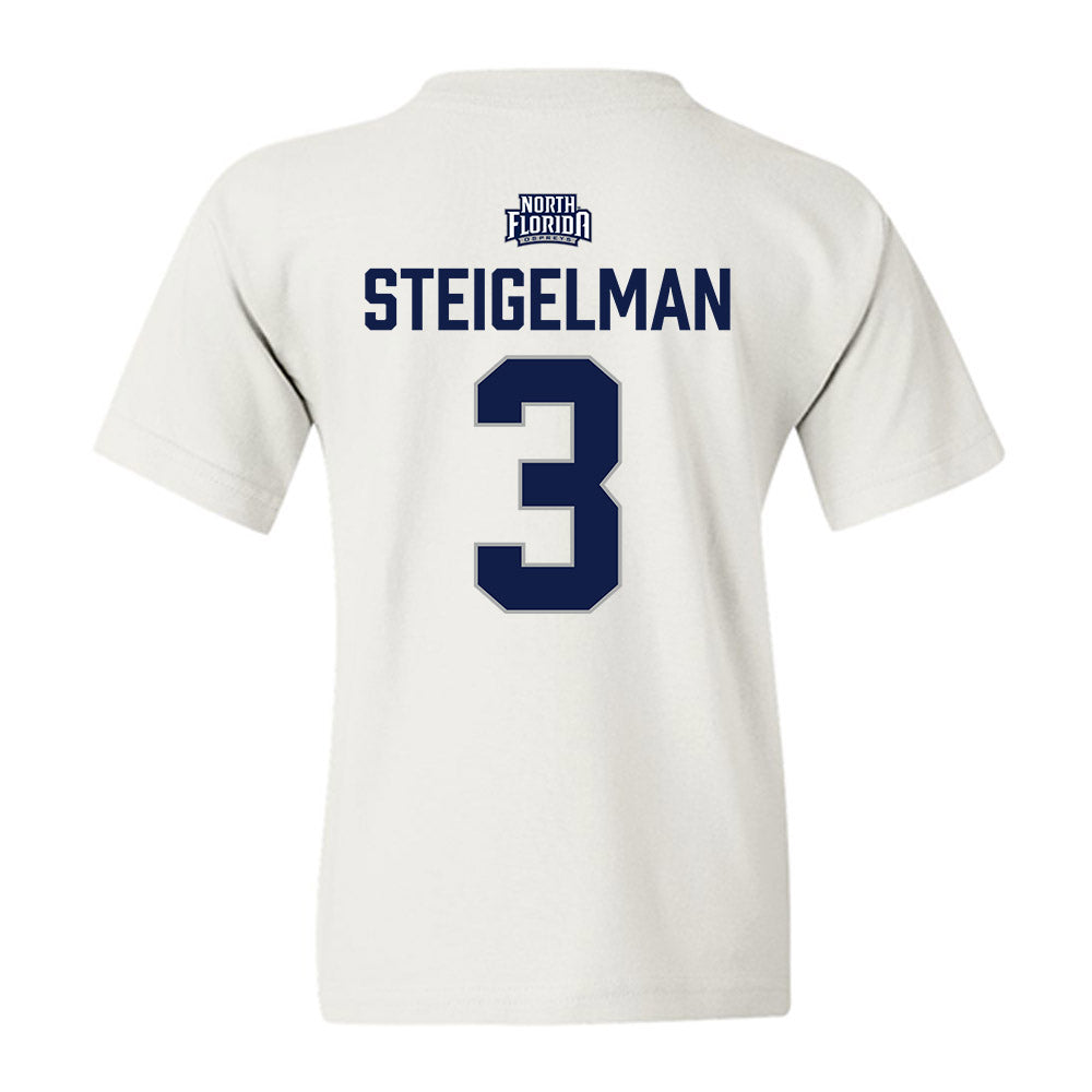 UNF - NCAA Men's Soccer : Herbie Steigelman - Classic Shersey Youth T-Shirt-1