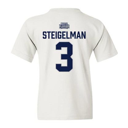 UNF - NCAA Men's Soccer : Herbie Steigelman - Classic Shersey Youth T-Shirt-1