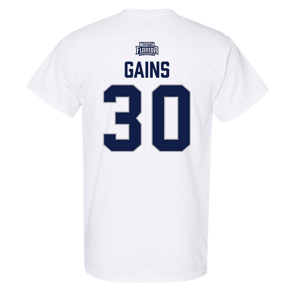 UNF - NCAA Men's Soccer : Austin Gains - Classic Shersey T-Shirt-1