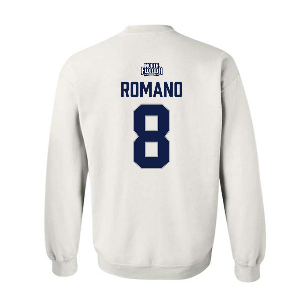 UNF - NCAA Men's Soccer : Mark Romano - Classic Shersey Crewneck Sweatshirt-1