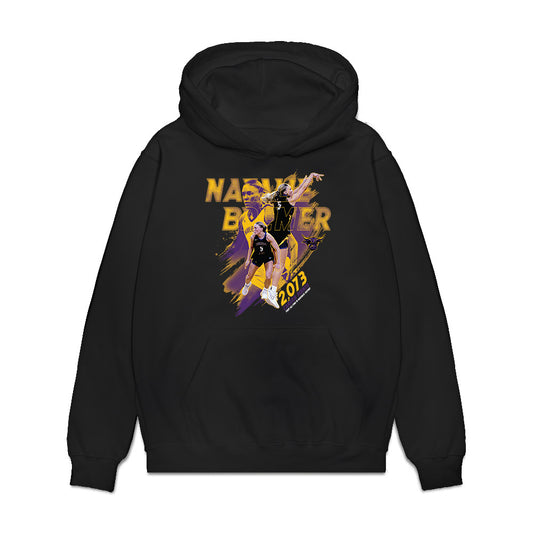 Minn. St. - NCAA Women's Basketball : Natalie Bremer - Collage Premium Hooded Sweatshirt-0