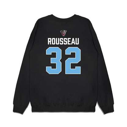 Maine - NCAA Men's Ice Hockey : Mathis Rousseau - Vintage Hockey Premium Crewneck Sweatshirt-1