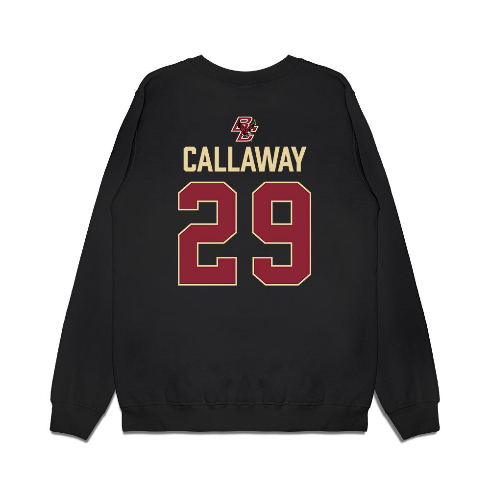 Boston College - NCAA Women's Ice Hockey : Bailey Callaway - Vintage Shersey Premium Crewneck Sweatshirt-1