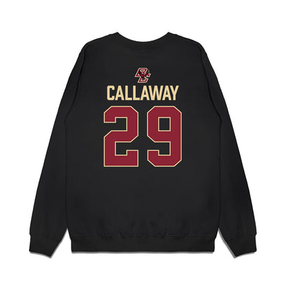 Boston College - NCAA Women's Ice Hockey : Bailey Callaway - Vintage Shersey Premium Crewneck Sweatshirt-1