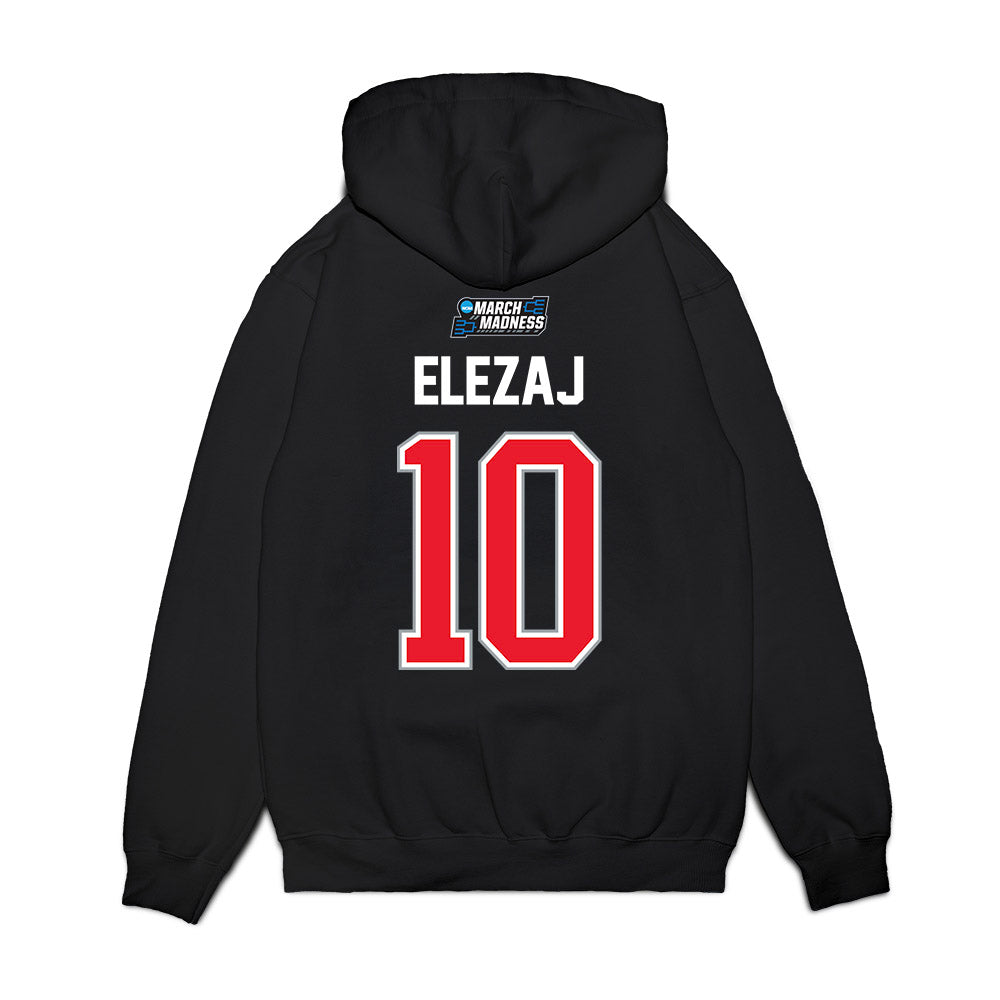 UConn - NCAA Men's Basketball : Rrezon Elezaj - NCAA® March Madness® 2026 Premium Hooded Sweatshirt-1