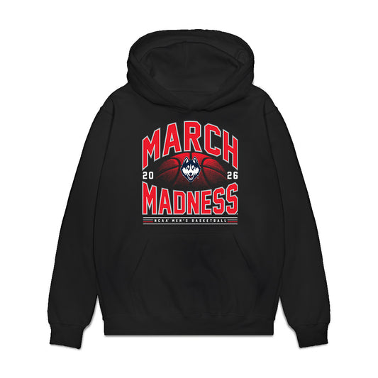 UConn - NCAA Men's Basketball : Silas Demary Jr - NCAA® March Madness® 2026 Premium Hooded Sweatshirt-0