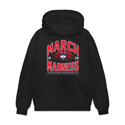 UConn - NCAA Men's Basketball : Rrezon Elezaj - NCAA® March Madness® 2026 Premium Hooded Sweatshirt-0