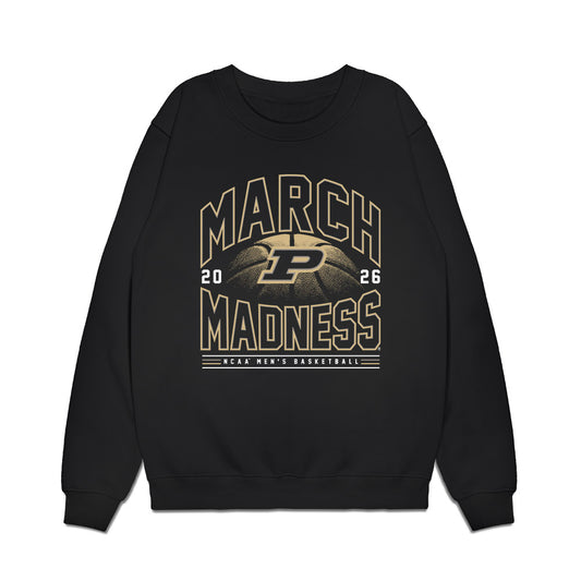 Purdue - NCAA Men's Basketball : Oscar Cluff - NCAA® March Madness® 2026 Premium Crewneck Sweatshirt-0