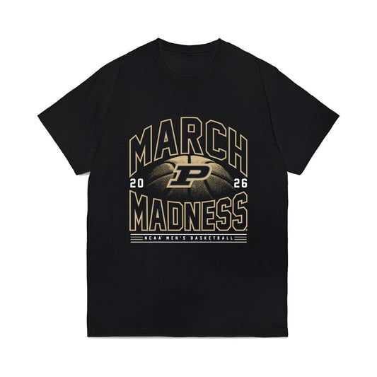 Purdue - NCAA Men's Basketball : Oscar Cluff - NCAA® March Madness® 2026 Comfort Colors T-Shirt-0