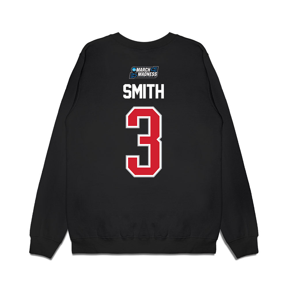 Gonzaga - NCAA Men's Basketball : Braeden Smith - NCAA® March Madness® 2026 Premium Crewneck Sweatshirt-1