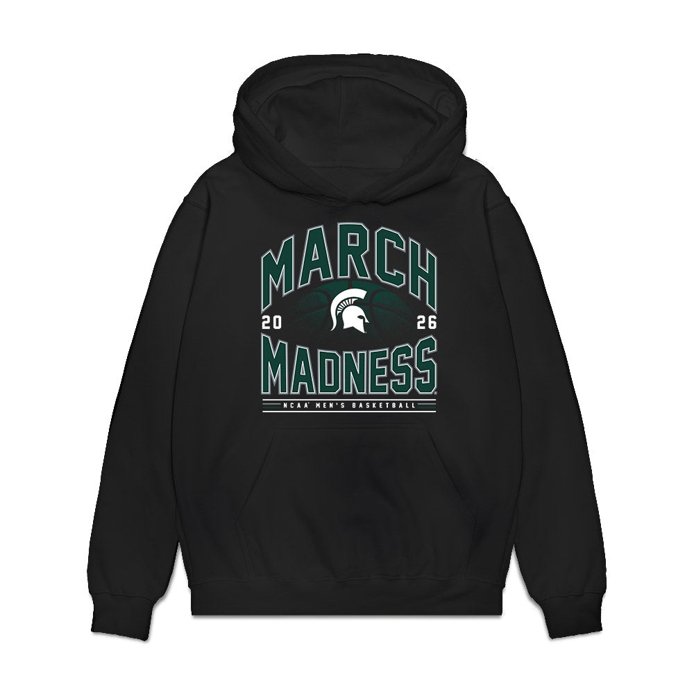 Michigan State - NCAA Men's Basketball : Nick Sanders - NCAA® March Madness® 2026 Premium Hooded Sweatshirt-0