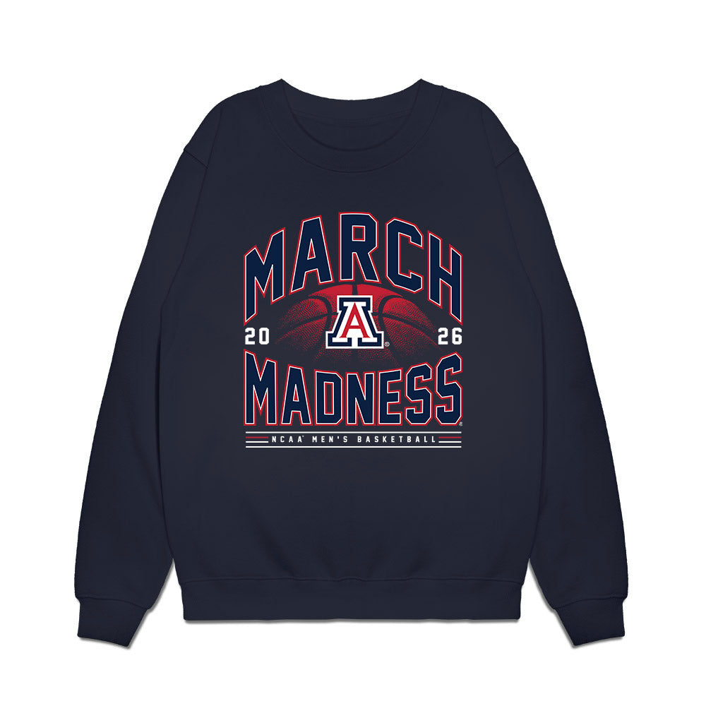 Arizona - NCAA Men's Basketball : Evan Nelson - March Madness Shersey Premium Crewneck Sweatshirt-0