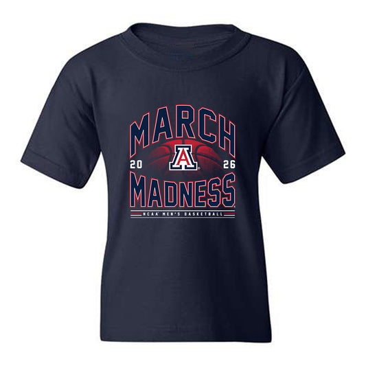 Arizona - NCAA Men's Basketball : Motiejus Krivas - NCAA® March Madness® Youth T-Shirt-0