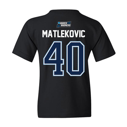 UNC - NCAA Men's Basketball : Ivan Matlekovic - NCAA® March Madness® 2026 Youth T-Shirt-1