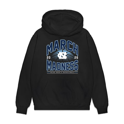 UNC - NCAA Men's Basketball : Isaiah Denis - NCAA® March Madness® 2026 Premium Hooded Sweatshirt-0