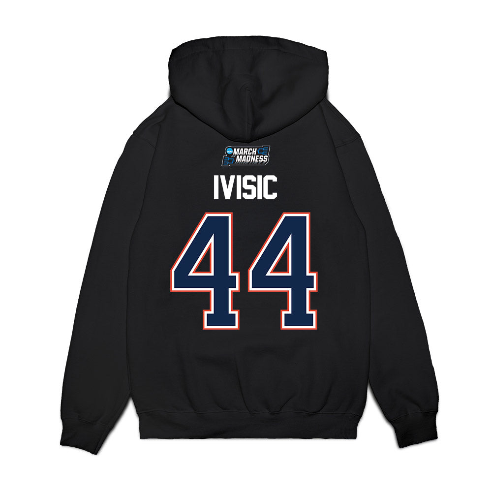 Illinois - NCAA Men's Basketball : Zvonimir Ivisic - NCAA® March Madness® 2026 Premium Hooded Sweatshirt-1