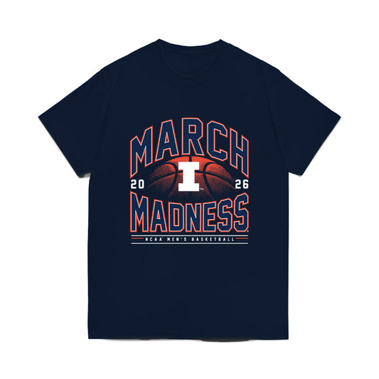Illinois - NCAA Men's Basketball : Zvonimir Ivisic - NCAA® March Madness® 2026 Comfort Colors T-Shirt-0