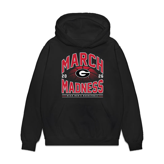 Georgia - NCAA Men's Basketball : Jordan Ross - NCAA® March Madness® Premium Hooded Sweatshirt-0