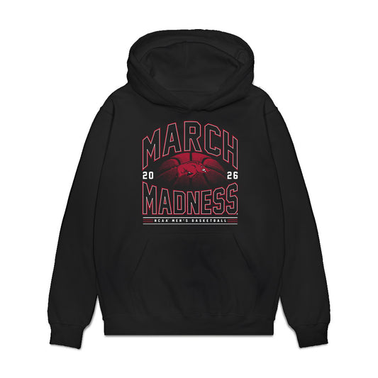 Arkansas - NCAA Men's Basketball : Meleek Thomas - NCAA® March Madness® 2026 Premium Hooded Sweatshirt-0