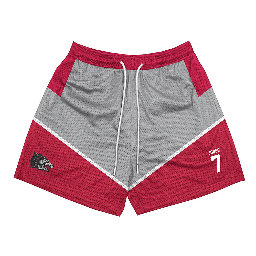 New Mexico - NCAA Men's Basketball : Sir Marius Jones - 90's Shorts-0