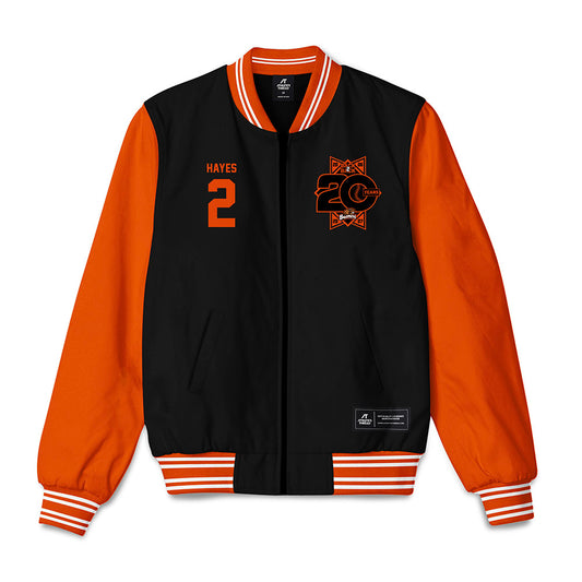 Oregon State - NCAA Baseball : Nyan Hayes - 20th Anniversary Bomber Jacket-0