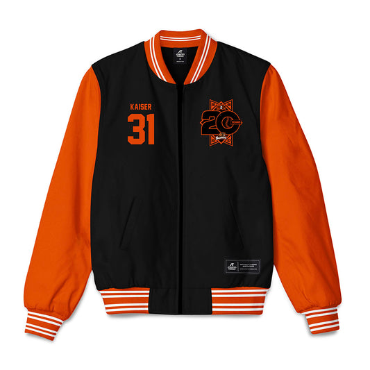 Oregon State - NCAA Baseball : Trevor Kaiser - 20th Anniversary Bomber Jacket-0