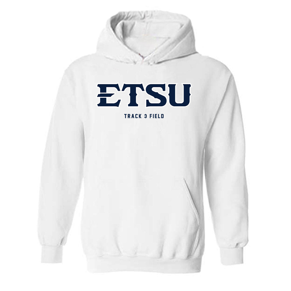 East Tennessee State - NCAA Men's Track & Field : Brent Bell - Classic Shersey Hooded Sweatshirt-0