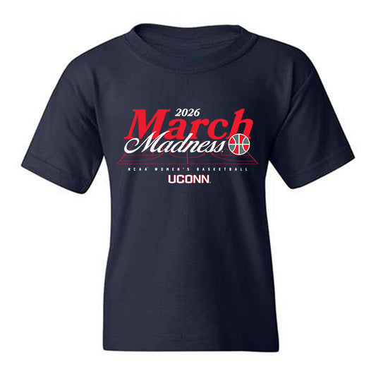UConn - NCAA Women's Basketball : Ice Brady - March Madness Shersey Youth T-Shirt-0