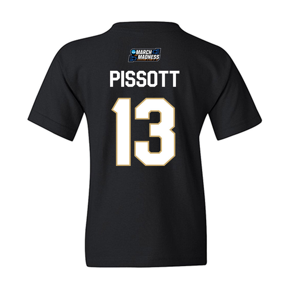 Vanderbilt - NCAA Women's Basketball : Justine Pissott - NCAA® March Madness® 2026 Youth T-Shirt-1