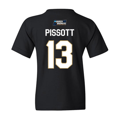 Vanderbilt - NCAA Women's Basketball : Justine Pissott - NCAA® March Madness® 2026 Youth T-Shirt-1