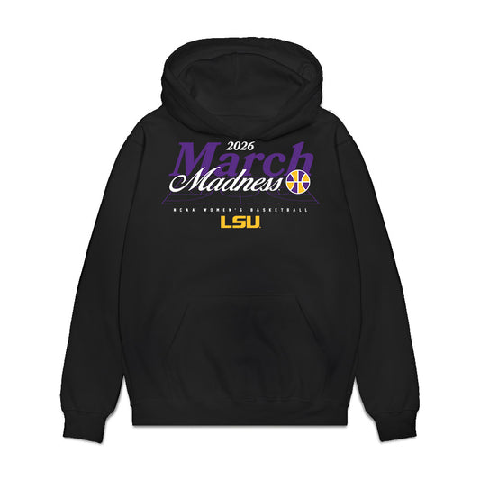 LSU - NCAA Women's Basketball : Jada Richard - NCAA® March Madness® 2026 Premium Hooded Sweatshirt-0