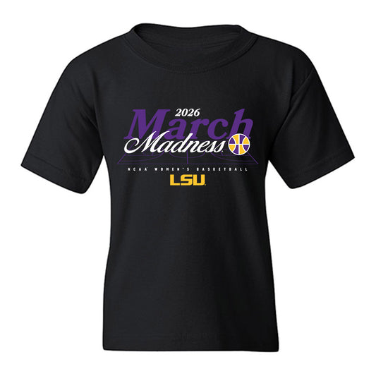 LSU - NCAA Women's Basketball : Kailyn Gilbert - NCAA® March Madness® 2026 Youth T-Shirt-0