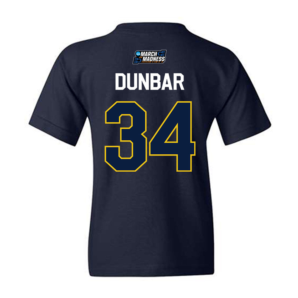 Michigan - NCAA Women's Basketball : Aaiyanna Dunbar - NCAA® March Madness® 2026 Youth T-Shirt-1