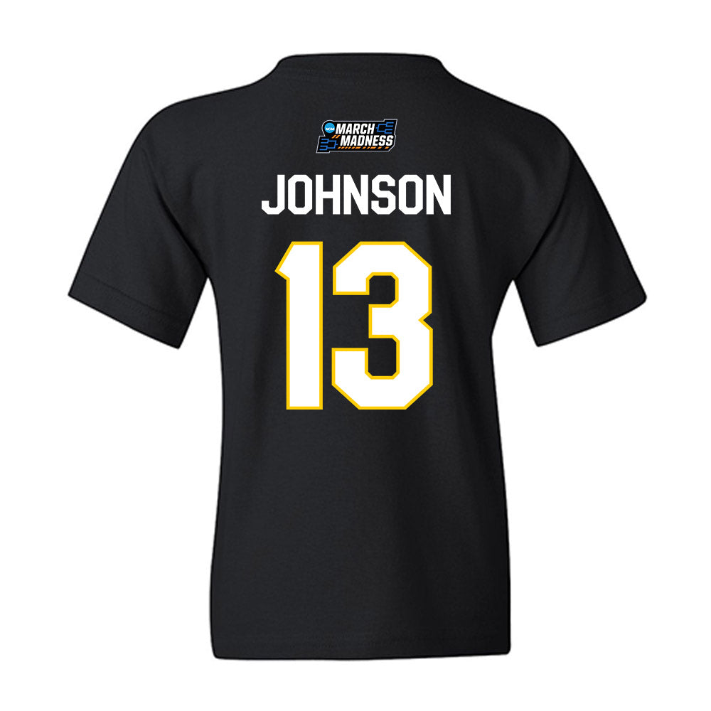 Iowa - NCAA Women's Basketball : Kennise Johnson - March Madness Shersey Youth T-Shirt-1