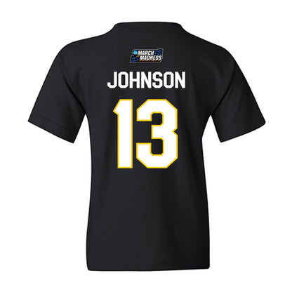 Iowa - NCAA Women's Basketball : Kennise Johnson - March Madness Shersey Youth T-Shirt-1