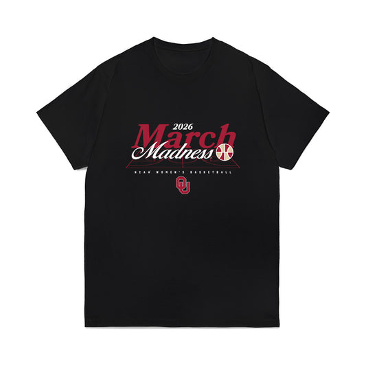 Oklahoma - NCAA Women's Basketball : Zya Vann - NCAA® March Madness® Comfort Colors T-Shirt-0