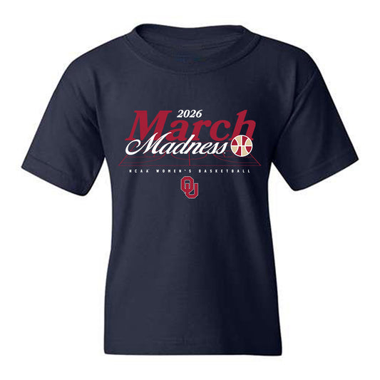 Oklahoma - NCAA Women's Basketball : Raegan Beers - NCAA® March Madness® 2026 Youth T-Shirt-0