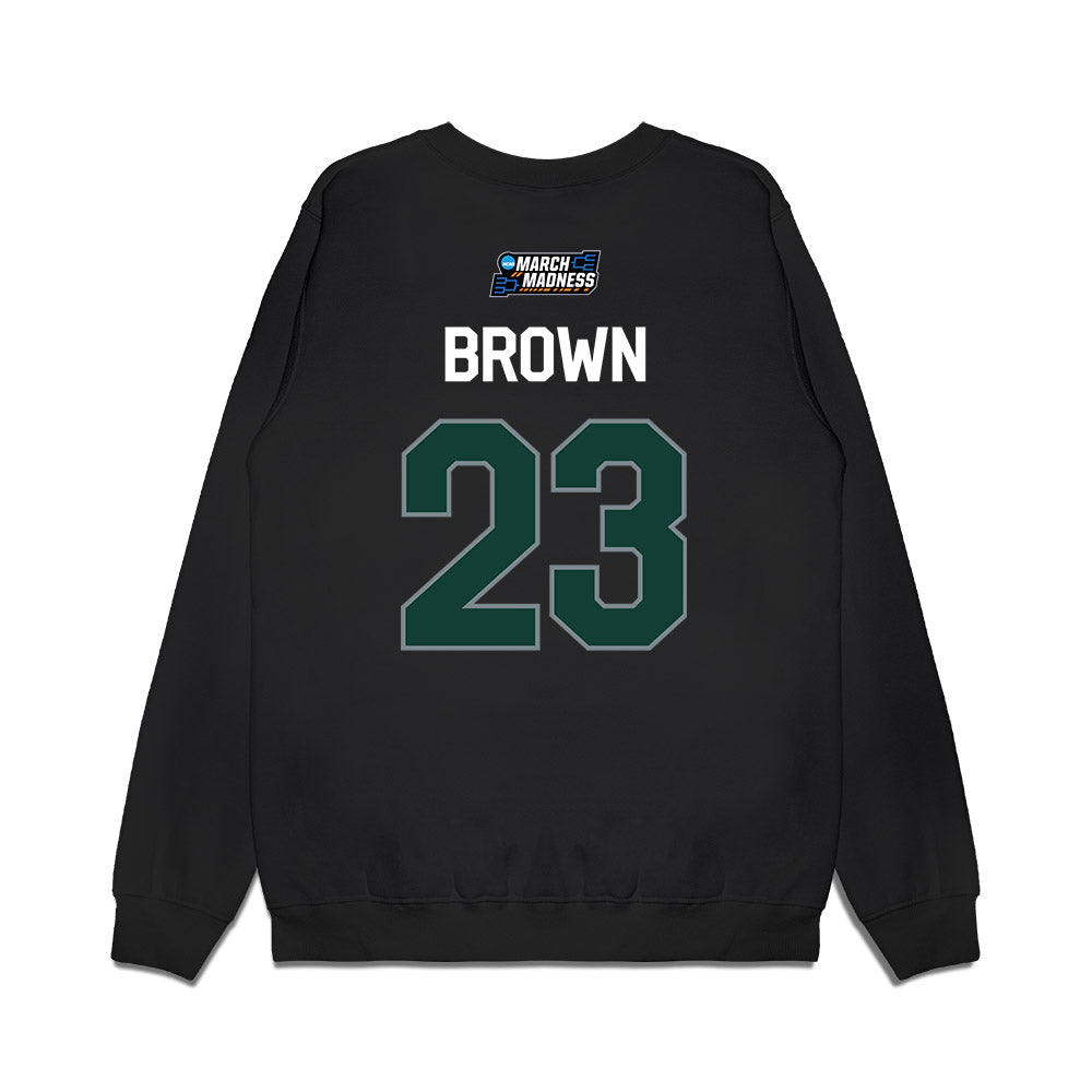 Michigan State - NCAA Women's Basketball : Jalyn Brown - NCAA® March Madness® 2026 Premium Crewneck Sweatshirt-1