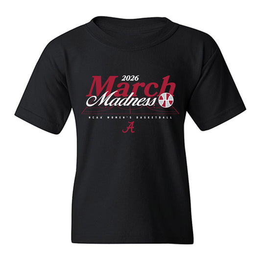 Alabama - NCAA Women's Basketball : Alancia Ramsey - NCAA® March Madness® 2026 Youth T-Shirt-0