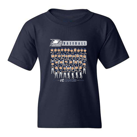Georgia Southern - NCAA Baseball : Eagles vs Cancer Youth T-Shirt-0