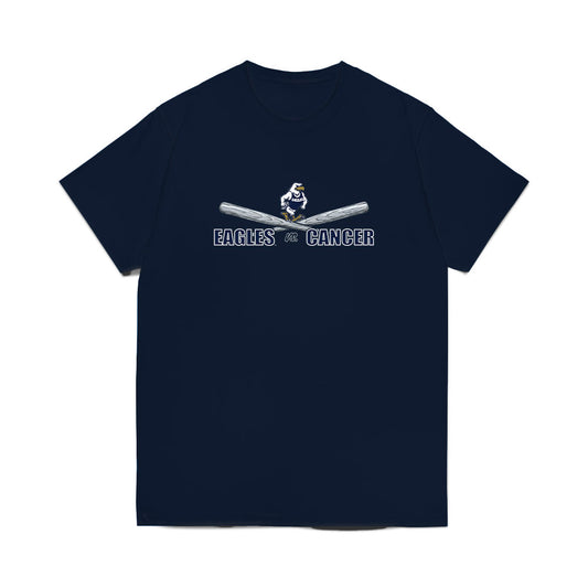 Georgia Southern - NCAA Baseball : Eagles vs Cancer Comfort Colors T-Shirt-0