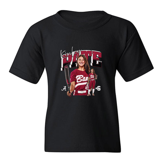 Alabama - NCAA Softball : Kinley Pate - Collage Youth T-Shirt-0