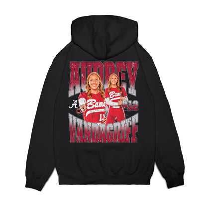 Alabama - NCAA Softball : Audrey Vandagriff - Collage Premium Hooded Sweatshirt-1