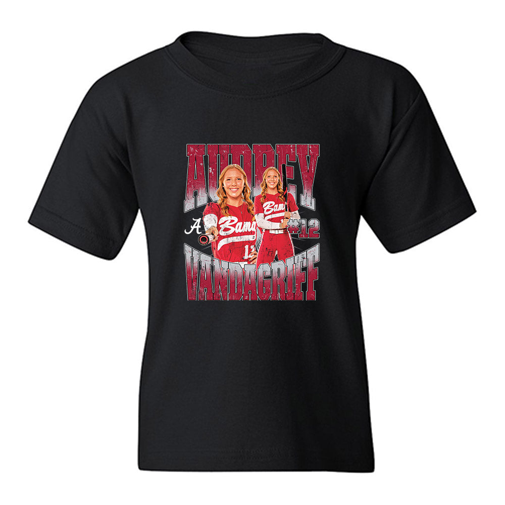 Alabama - NCAA Softball : Audrey Vandagriff - Collage Youth T-Shirt-0