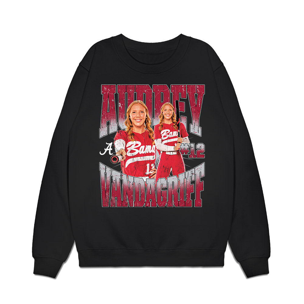 Alabama - NCAA Softball : Audrey Vandagriff - Collage Premium Crewneck Sweatshirt-0