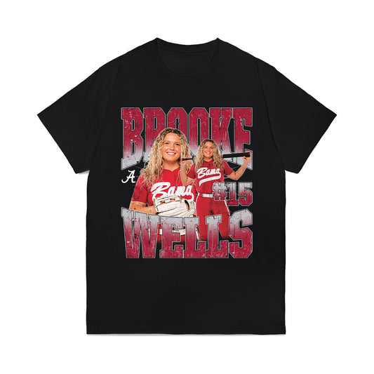 Alabama - NCAA Softball : Brooke Wells - Collage Comfort Colors T-Shirt-0