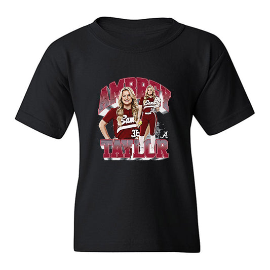 Alabama - NCAA Softball : Ambrey Taylor - Collage Youth T-Shirt-0