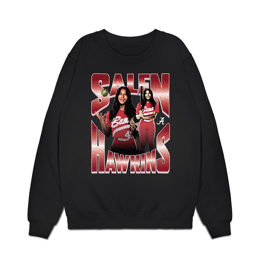 Alabama - NCAA Softball : Salen Hawkins - Collage Premium Crewneck Sweatshirt-0