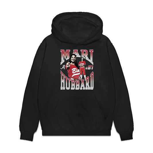 Alabama - NCAA Softball : Mari Hubbard - Collage Premium Hooded Sweatshirt-0